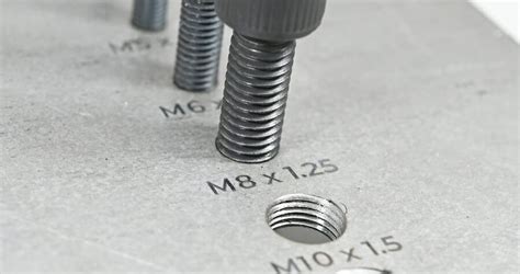 sheet metal threaded hole|threaded holes for machining.